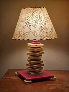 lot 401 image: Brutalist MCM Table Lamp