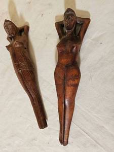 lot 463 image: Carved Tribal Woman Nutcracker  2