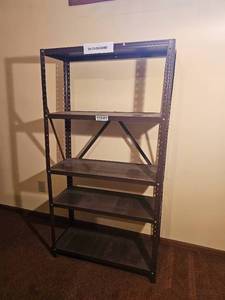 lot 503 image: Rugged Steel Shelving Bundle