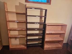 lot 505 image: Raw Finish Utility Shelving