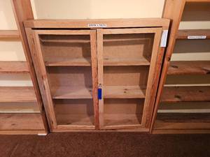 lot 511 image: Natural Finish Display Case