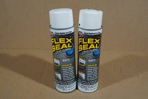 lot 22 image: 2 Flex Seal Liquid Rubber Spray -White