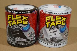 lot 27 image: 2 Rolls Flex Seal Tape 4x5