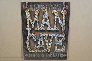 lot 48 image: Metal Man Cave Sign