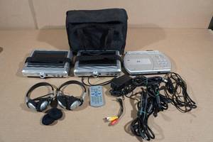 lot 94 image: Venture Dolby Sound 2-Screen Portable DVD Player