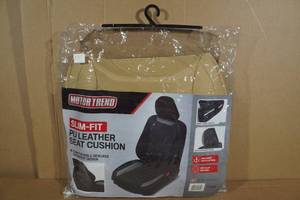 lot 96 image: Motor Trend Slim-Fit PU Leather Seat Cushion
