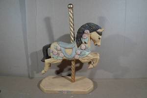 lot 99 image: Carousel Horse Statue
