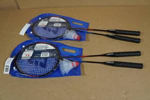 lot 114 image: 2 Eastpoint Two Player Badminton Racket Sets