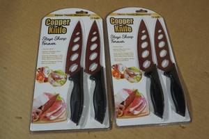 lot 119 image: 2 Sets of Copper Knives