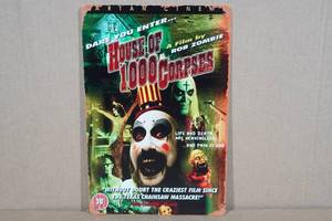 lot 129 image: House of 1000 Corpses Metal Sign