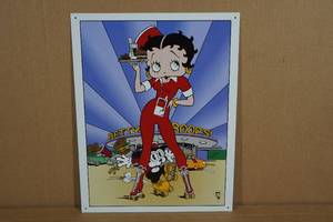 lot 139 image: Betty Boop Metal Sign