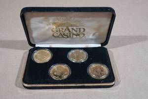 lot 164 image: Grand Casino Wildlife Series Collectors Coin Set 1995-1996