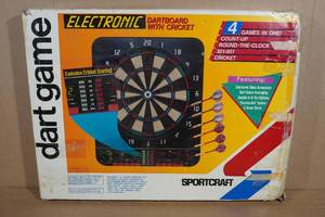 lot 168 image: Sportcraft Electronic Dartboard with Cricket