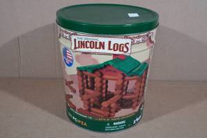 lot 186 image: The Original Lincoln Logs Building Set