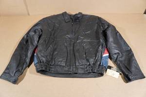 lot 197 image: USA Extreme Biker Leather Jacket -Medium