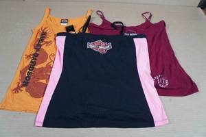 lot 217 image: 3 Harley Davidson Shirts -XL