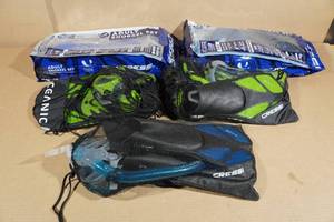 lot 265 image: 5 Set Cressi Blulove Adult Snorkel Sets