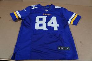 lot 268 image: Minnesota Vikings Patterson Jersey -Size 44