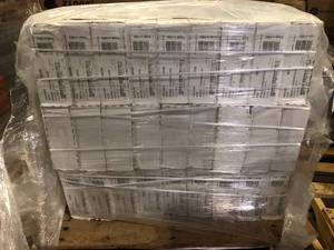 27 Boxes of Hickory Wood Beige 8 in. x 36 in. Porcelain Floor and Wall Tile (27 cases  419.58 sq. ft.  Pallet) by Florida Tile Home Collection  Customer Returns See Pictures