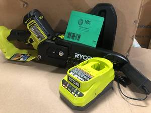RYOBI ONE HP 18V Brushless 8 in. Battery Compact Pruning Mini Chainsaw with 2.0 Ah Battery and Charger Customer Returns See Pictures