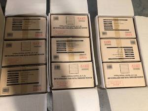 9 Boxes of Acacia Decking Tiles    Customer Returns See Pictures