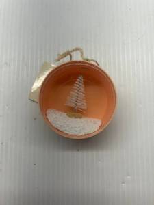 Snowy Pine Tree Christmas Ornament  Approximately 29 Pieces 