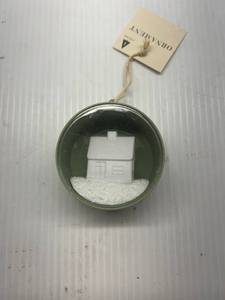 Snowy House Christmas Ornament  Approximately 49 Pieces 