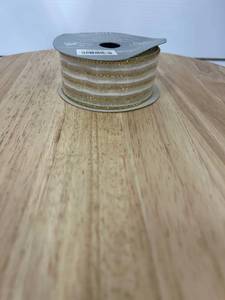 Wondershop GoldWhite Wire Ribbon Roll