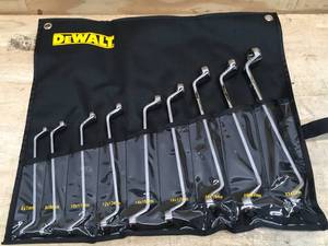lot 28 image: DeWalt MM Double Offset Box End Wrenches 9-Piece Set