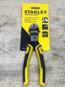 lot 31 image: Stanley Control-Grip Compound Action Diagonal Pliers
