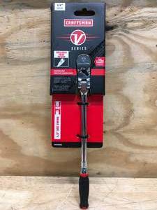lot 34 image: Craftsman V-Series 14 Drive Comfort Grip Long Flex Head Ratchet