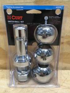 lot 37 image: CURT Switch Ball Set - Towing Accessories