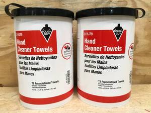 lot 50 image: Tough Guy Hand Cleaner Towels - Pack of 2