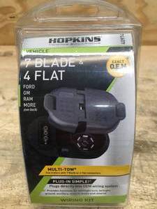 lot 62 image: Hopkins Towing Solutions 7 Blade & 4 Flat Wiring Kit 09212427.45