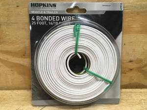 lot 80 image: Hopkins 4 Bonded Wire for Vehicle & Trailer - 25 Foot, 1618 Gauge 09212411.49