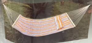 lot 92 image: Backyard Expressions Quilted Hammock