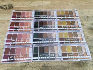 lot 126 image: Lot of 9 wet n wild Color Icon Eyeshadow Palettes