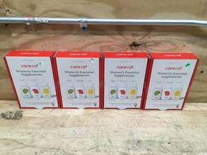 lot 127 image: Careof Womens Essential Supplements - 4 Boxes
