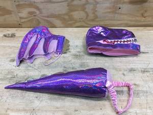 lot 138 image: Childrens Purple Dragon Costume Set