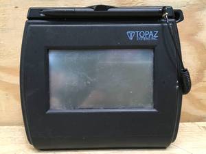 lot 199 image: Topaz Systems Electronic Signature Pad (Model T-LBK750SE-BHSB-R)