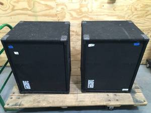 lot 19 image: Pair of Bag End TA15-C Time-Aligned Loudspeakers