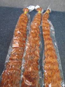 lot 4 image: 3- Red Hair Extensions...