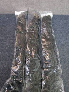 lot 6 image: 3- 24 inch Black Hair Extensions...