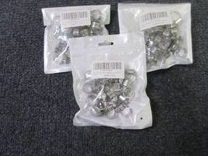 lot 24 image: 3 pks Clamp Rings...