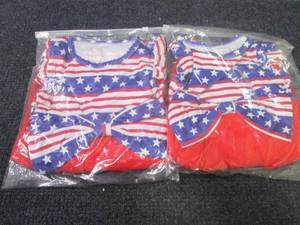lot 42 image: 2- Size 90 4th of July Dresses...
