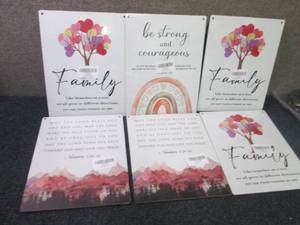 lot 44 image: 6 Assorted Wall Dcor...