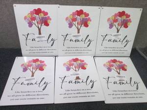 lot 45 image: 6 Family Wall Dcor...
