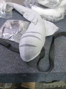 lot 57 image: 3 Cat Shark Plush Toys...