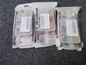 lot 59 image: 3 Sets Rhinestones...
