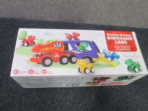 lot 64 image: Double Decker Dinosaur Cars...